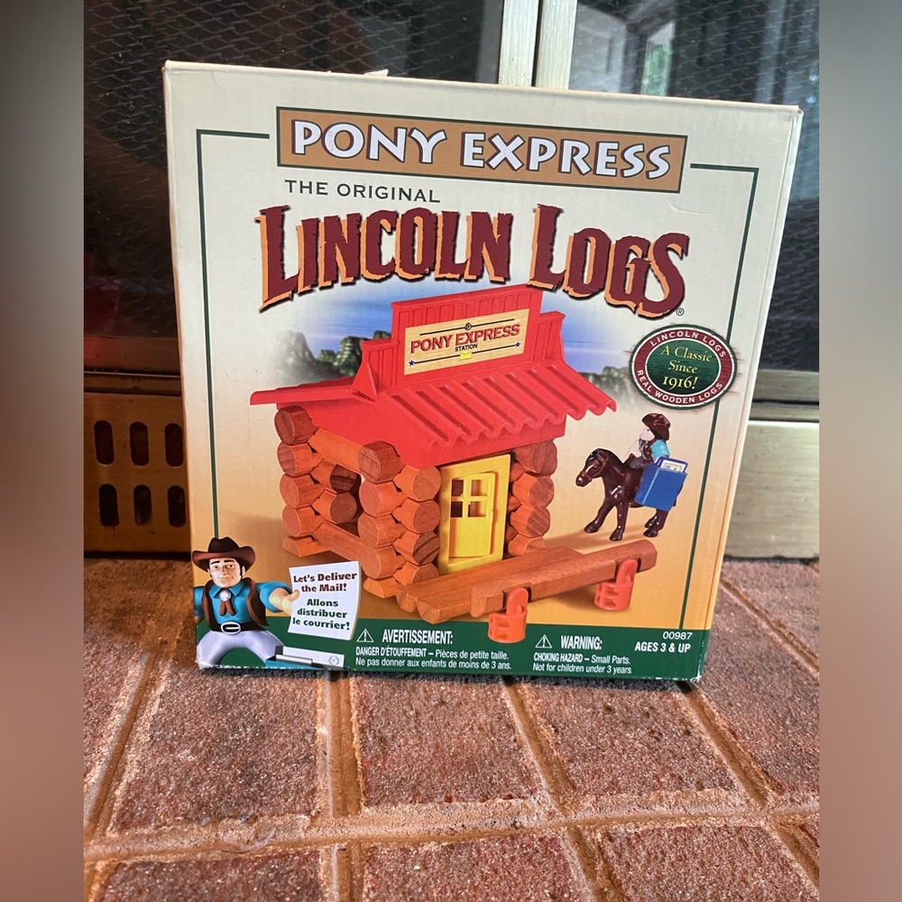 The Lincoln logs pony express